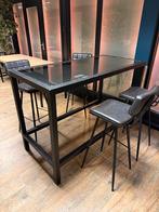 2 stevige aluminium bartafels, Huis en Inrichting, Tafels | Statafels, Ophalen, Gebruikt