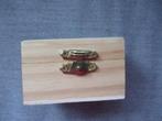 Houten decoratie  kistje., Ophalen, Minder dan 50 cm, Nieuw, Minder dan 50 cm