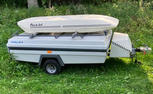Bagagewagen met dakkoffer, Auto diversen, Aanhangers en Bagagewagens, Gebruikt, Ophalen