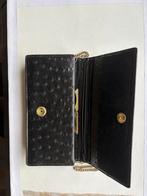 Pierre Cardin Struisvogel Handtas, Ophalen of Verzenden, Gebruikt, Zwart, Handtas