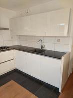 Keuken inclusief apparatuur te koop!, Ophalen, Gebruikt, Wit, Hoekkeuken