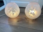 2 Knubbig IKEA retro Tafellamp 90’s, Huis en Inrichting, Lampen | Tafellampen, Ophalen, Gebruikt, Romantisch, Glas
