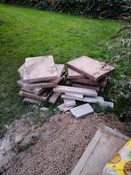 Terras tegels, Ophalen, Gebruikt, Beton, Terrastegels