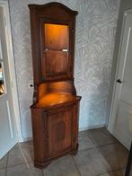 Hoekkast met verlichting - Sfeervol en praktisch!, Huis en Inrichting, Kasten | Buffetkasten, Ophalen, Klassiek, 150 tot 200 cm