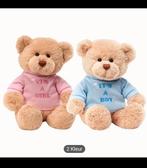 Pluche teddyberen, jongen en meisje, nieuw!, Ophalen of Verzenden, Nieuw