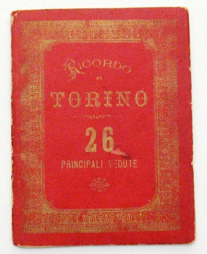 Ricordo di Torino [c1889] Turijn Leporello Carlo Manfredi, Antiek en Kunst, Antiek | Boeken en Bijbels, Ophalen of Verzenden
