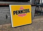 PENNZOIL oude garage reclame lichtbak, Ophalen, Gebruikt, ., Lichtbak of (neon) lamp