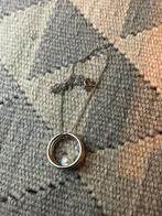Zilveren? kettinkje gemerkt met SIL en echte parel erin, Ophalen of Verzenden, Zo goed als nieuw, Zilver