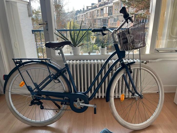 Decathlon Elops 520 Blue - Women’s City Bike (Excellent Con), Fietsen en Brommers, Fietsen | Dames | Damesfietsen, Zo goed als nieuw