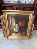 Antiek schilderij begin 19de eeuw, Ophalen