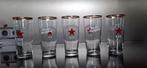Heineken bierglazen, Verzamelen, Ophalen, Zo goed als nieuw, Glas of Glazen, Heineken