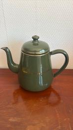 Emaille theepot groen, Antiek en Kunst, Antiek | Emaille, Ophalen of Verzenden