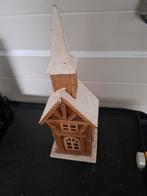 Houten huisje decoratie 42x15cm, Ophalen of Verzenden