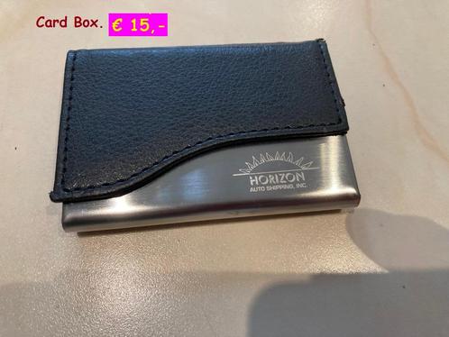 Metalen creditcard, rijbewijs, bankpas, doosje, Verzamelen, Retro, Overige typen, Ophalen