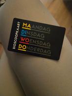 Midweek bioscoop kaarten., Twee personen