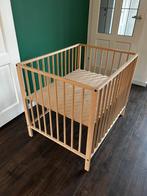 Europe Baby Box (hout, bruin), Kinderen en Baby's, Boxen, Ophalen, Zo goed als nieuw, Rechthoekig, In hoogte verstelbaar