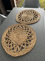 2 grote rieten onderzetters doorsnee 57 cm, Huis en Inrichting, Woonaccessoires | Overige, Ophalen of Verzenden