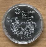 Canada - 5 Dollar Montreal 1976 - Olympic Rings and Wreath, Verzenden, Noord-Amerika, Losse munt, Zilver