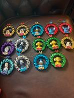 AH Disney Kerstkransen Set, Verzamelen, Ophalen, Mickey Mouse, Gebruikt, Beeldje of Figuurtje