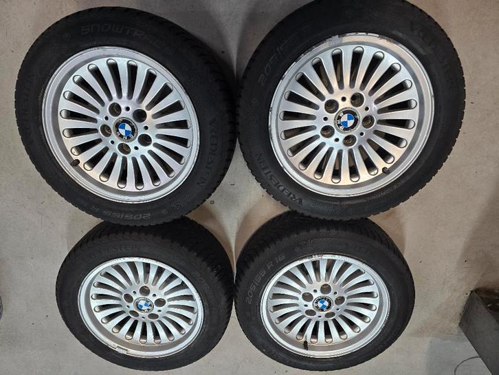 4x Originele BMW Styling 33 lichtmetalen velgen winterbanden, Auto-onderdelen, Banden en Velgen, Banden en Velgen, Winterbanden