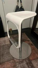 Ikea barkruk wit t.e.a.b., Huis en Inrichting, Barkrukken, Ophalen, Kunststof, Gebruikt, 60 tot 90 cm