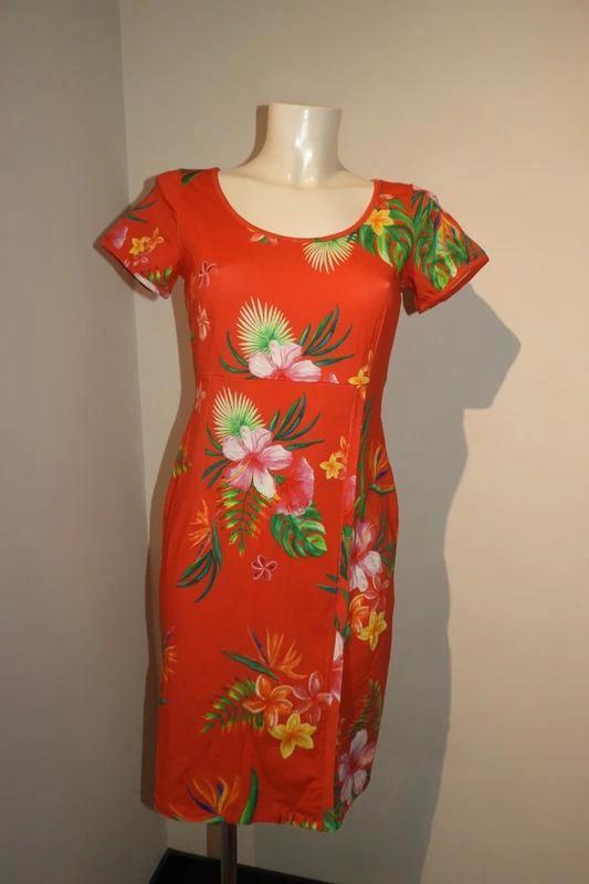 Lien & Giel nieuwe jurk kleurrijk bloemen print kleur M, Kleding | Dames, Jurken, Nieuw, Maat 38/40 (M), Overige kleuren, Knielengte