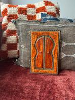 Marrakech spiegel Marokko berber boujaad bohemian oranje, Huis en Inrichting, Woonaccessoires | Spiegels, Ophalen of Verzenden