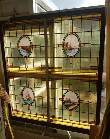 Glas en lood raam,glas in lood raam,  beschikbaar voor biedingen