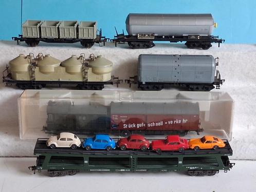 6 speciale fleischmann wagons in zeer goede staat, Hobby en Vrije tijd, Modeltreinen | H0, Gebruikt, Wagon, Gelijkstroom, Fleischmann