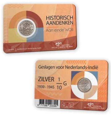 Nederland 1/10 Guldenmunt willekeurig jaartal Nederlands-Ind beschikbaar voor biedingen