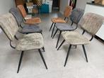 Eetkamerstoelen, eetstoelen, stoelen, Ophalen, Zo goed als nieuw, Grijs, Vijf, Zes of meer stoelen