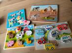 Baby/Peuter Puzzels - Hema & Action, Gebruikt, 10 tot 50 stukjes, Ophalen of Verzenden, Van hout