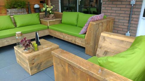 Kussenset voor loungeset, Tuin en Terras, Tuinsets en Loungesets, Gebruikt, Loungeset, Overige materialen, 5 zitplaatsen, Ophalen