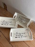 Rivièra Maison Dienblad met Koekjesruimte 4x, Ophalen of Verzenden, Zo goed als nieuw, Rechthoekig, Hout