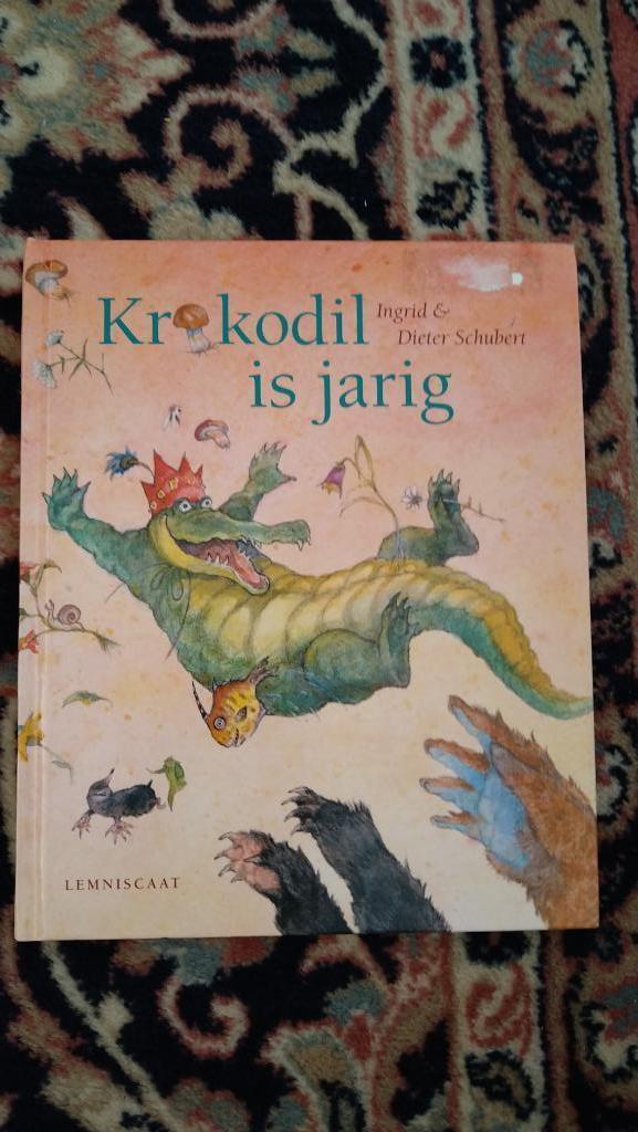 Krokodil is jarig, Boeken, Prentenboeken en Plaatjesalbums, Zo goed als nieuw, Prentenboek, Ophalen of Verzenden
