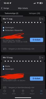 Treinkaartjes te koop, Eén persoon, Trein, Nederland, Met bestemming of datum