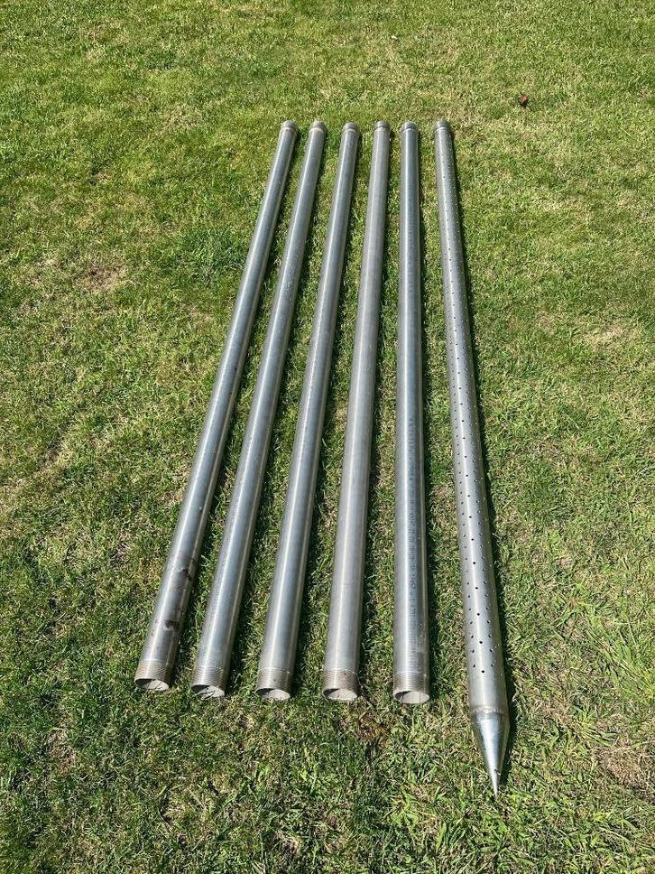 RVS buizenset 12 meter voor ramput, pompput, bronput, Tuin en Terras, Waterpompen, Nieuw, Handmatig, Overige typen, Ophalen