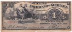 Guatemala, 1 Peso, 1899, F, s116a, Postzegels en Munten, Bankbiljetten | Amerika, Los biljet, Ophalen of Verzenden, Midden-Amerika