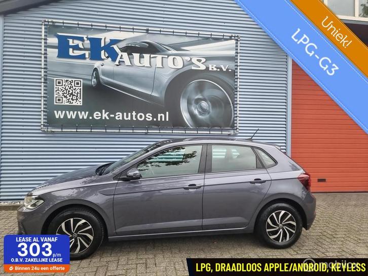 Uniek ! Volkswagen Polo 1.0 Turbo Life Business LPG-G3 !, Auto's, Volkswagen, Bedrijf, Te koop, Polo, ABS, Achteruitrijcamera