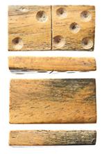 Domino steen 18e eeuw Been L29,8xB15,6mm   a146, Antiek en Kunst, Antiek | Speelgoed, Ophalen of Verzenden