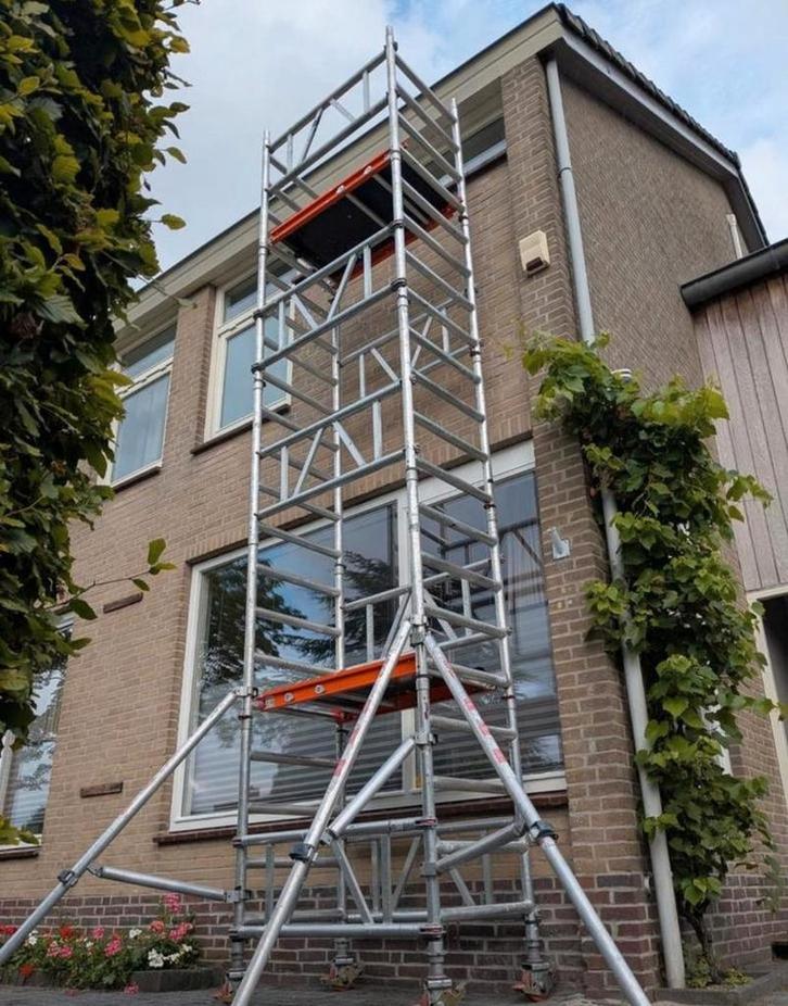 Te huur- Altrex MiTOWER 6.2m Rolsteiger -, Doe-het-zelf en Verbouw, Steigers, Rolsteiger of Kamersteiger, 5 meter of hoger, Ophalen