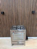 Luxe Rvs Boretti M-system Fornuis 70 cm (Gratis bezorgen), 5258sh, Ophalen of Verzenden, Zo goed als nieuw, Energieklasse A of zuiniger