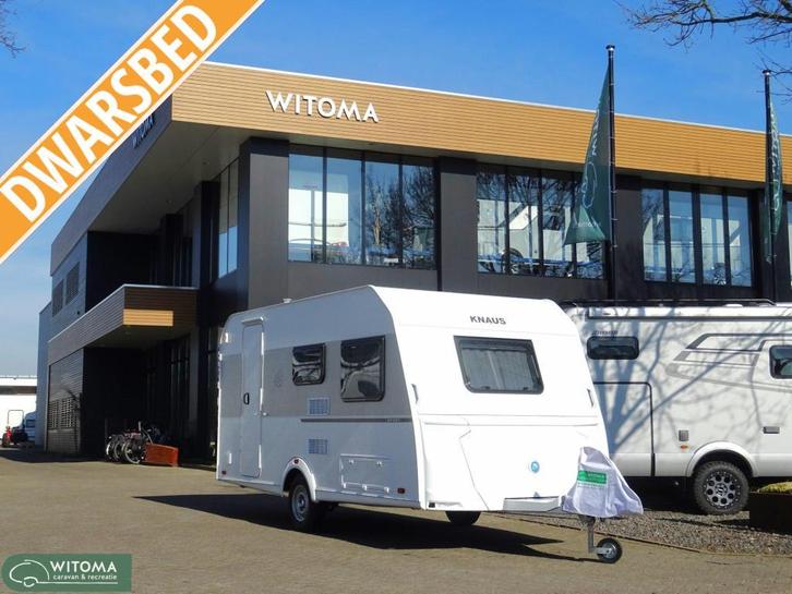 Knaus Sport 420 QD Gratis mover! model 2025, Caravans en Kamperen, Caravans, Bedrijf, tot en met 4, 1000 - 1250 kg, Treinzit, Knaus