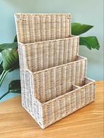 Vintage rotan organizer, Ophalen of Verzenden, Gebruikt