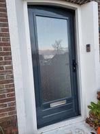 Voordeur met Glas - Strak in de Lak, gebruikt, Doe-het-zelf en Verbouw, Deuren en Horren, Ophalen, Gebruikt, 200 tot 215 cm, Glas