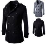 Nette heren jas (winter zwarte grijze mannen zakelijke), Verzenden, Nieuw, Overige kleuren