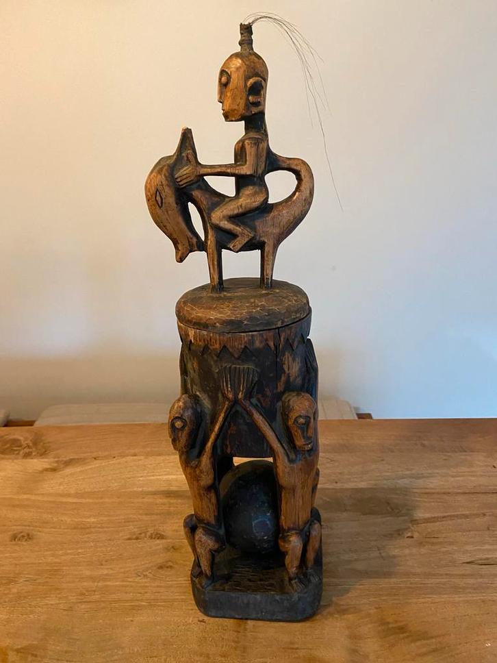 Batak Toba Medicijncontainer Sumatra Indonesië, Antiek en Kunst, Kunst | Niet-Westerse kunst, Verzenden