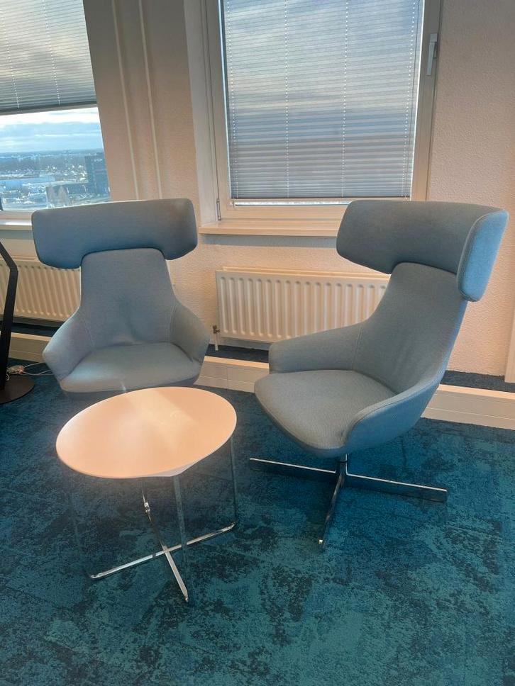 Design zithoek -Set - 2 x fauteuils + Montis bijzettafel, Huis en Inrichting, Fauteuils, Gebruikt, 50 tot 75 cm, 75 tot 100 cm