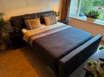 Boxspring / bedframe 180x210cm + nachtkast + lampen, Ophalen of Verzenden, Tweepersoons, 210 cm, 180 cm