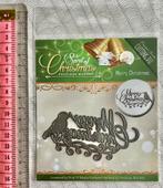 Snijmal merry christmas nw, Ophalen of Verzenden, Nieuw, Overige thema's, Pons of Mal